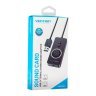 Звуковая плата Vention Audio USB 3х3,5mm jack 0.15m Volume Control (CDRBB)