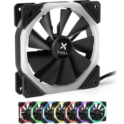 Кулер для корпуса Vinga RGB fan-03 - Вентиляторы к корпусам - Вентиляторы к корпусам