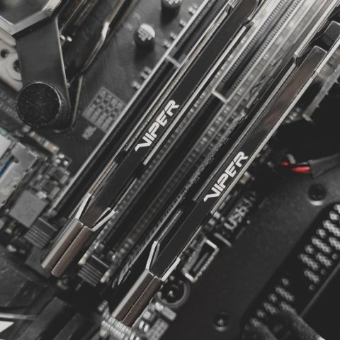 Модуль памяти для компьютера DDR4 16GB (2x8GB) 3600 MHz Viper Steel Patriot (PVS416G360C7K) - Нулевой остаток (Feed)  - Нулевой остаток (Feed)