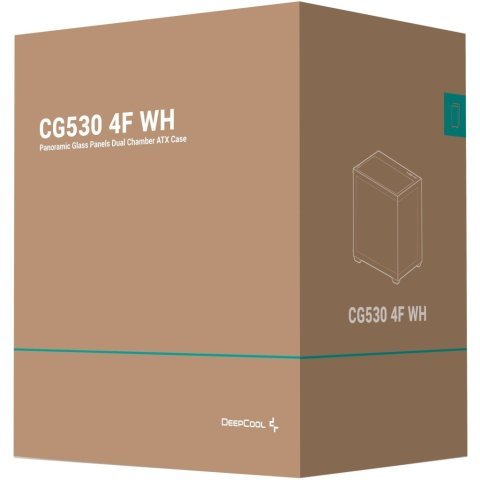Корпус Deepcool CG530 4F White (R-CG530-WHADA4-G-1) - Нулевой остаток (Feed)  - Нулевой остаток (Feed)
