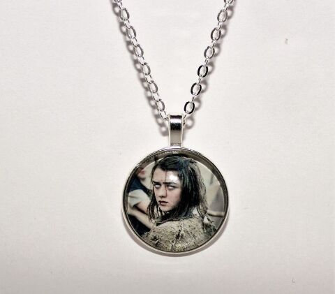 Медальйон Game of Thrones Arya Stark (Арья Старк) grey -   -  