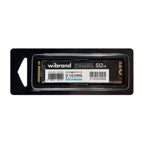 Накопитель SSD M.2 2280 512GB Caiman Wibrand (WIM.2SSD/CA512GB) - Внутренние SSD  - Внутренние SSD 