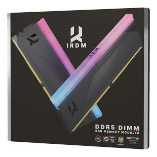 Модуль памяти для компьютера DDR5 64GB (2x32GB) 6000 MHz IRDM RGB Black Goodram (IRG-60D5L30/64GDC)