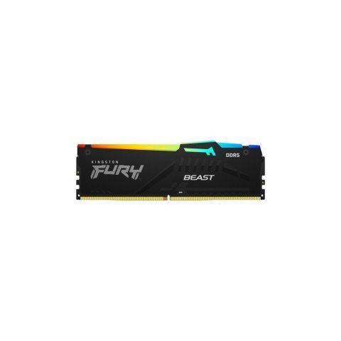 Модуль памяти для компьютера DDR5 16GB 5600 MHz Beast RGB AM5 Black Kingston Fury (ex.HyperX) (KF556C36BBEA-16) - Нулевой остаток (Feed)  - Нулевой остаток (Feed) 