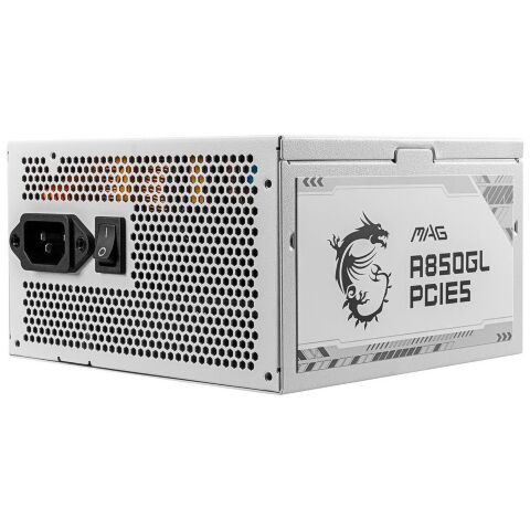 Блок питания MSI 850W (MAG A850GL PCIE5 WHITE) - Нулевой остаток (Feed)  - Нулевой остаток (Feed) 