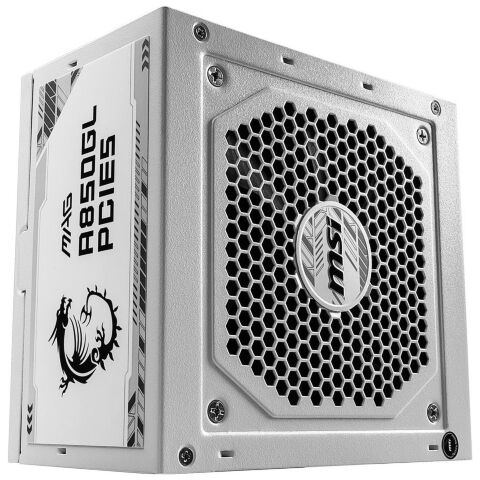 Блок питания MSI 850W (MAG A850GL PCIE5 WHITE) - Нулевой остаток (Feed)  - Нулевой остаток (Feed) 