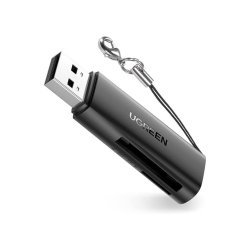 Считыватель флеш-карт Ugreen USB 3.0 Type-A for 2xSD 5Gb CM264 (60722)