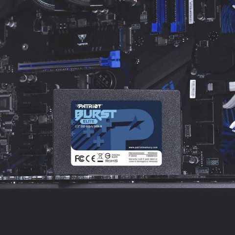 Накопитель SSD 2.5" 480GB Burst Elite Patriot (PBE480GS25SSDR) - Нулевой остаток (Feed)  - Нулевой остаток (Feed)
