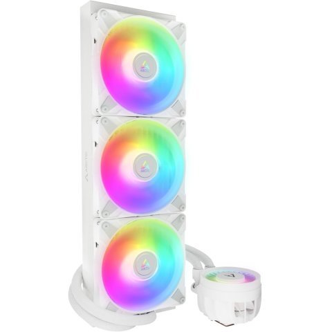 Система жидкостного охлаждения Arctic Liquid Freezer III - 420 A-RGB White (ACFRE00153A) - Нулевой остаток (Feed)  - Нулевой остаток (Feed) 