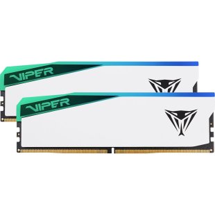 Модуль памяти для компьютера DDR5 32GB (2x16GB) 7000 MHz Viper Elite 5 RGB Patriot (PVER532G70C38KW)