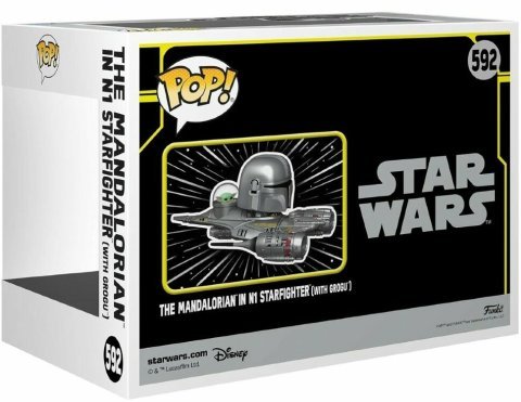Фигурка Funko Star Wars The Mandalorian in N1 Starfighter with Grogu фанко Мандалорец с Грогу Exclusive 592 -   -