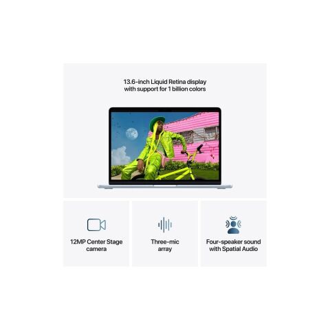 Ноутбук Apple MacBook Air 13 M5 A3449 Midnight (MDHE4UA/A) - Нулевой остаток (Feed)  - Нулевой остаток (Feed) 