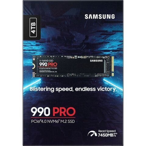 Накопитель SSD M.2 2280 4TB 990 PRO Samsung (MZ-V9P4T0BW) - Внутренние SSD  - Внутренние SSD 
