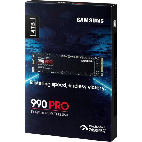 Накопитель SSD M.2 2280 4TB 990 PRO Samsung (MZ-V9P4T0BW) - Внутренние SSD  - Внутренние SSD 