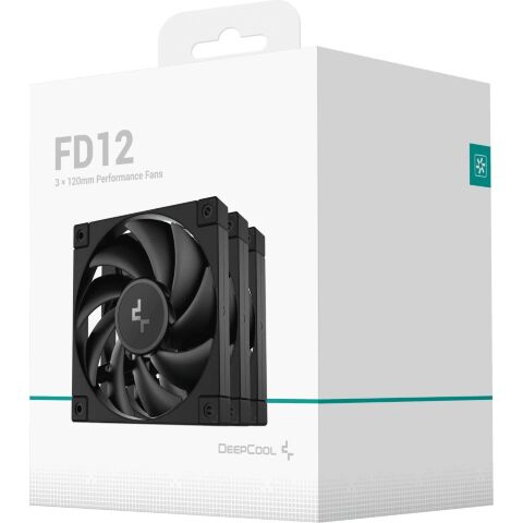 Кулер для корпуса Deepcool FD12-3 IN 1 (R-FD12-BKNPN3-G) - Вентиляторы к корпусам  - Вентиляторы к корпусам 