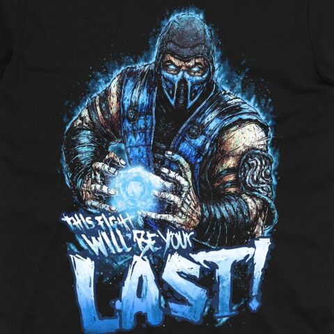 Футболка Morze Mortal Kombat Sub-Zero T-Shirt Смертельная битва Сабзиро (размер L) -   -  