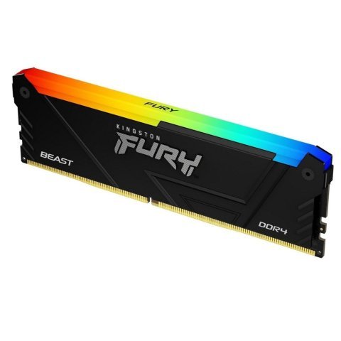 Модуль памяти для компьютера DDR4 16GB 3200 MHz Beast RGB Kingston Fury (ex.HyperX) (KF432C16BB12A/16) - Нулевой остаток (Feed)  - Нулевой остаток (Feed) 