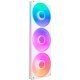 Кулер для корпуса NZXT F360 RGB Core Fan (Single Frame) - White (RF-U36HF-W1) - Вентиляторы к корпусам  - Вентиляторы к корпусам