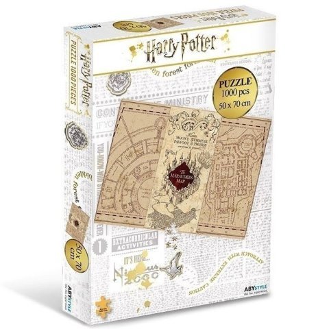 Пазл Гарри Поттер Harry Potter Puzzle Marauders Map (Карта Мародеров 1000 деталей) -   -  