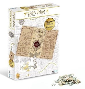 Пазл Гарри Поттер Harry Potter Puzzle Marauders Map (Карта Мародеров 1000 деталей)