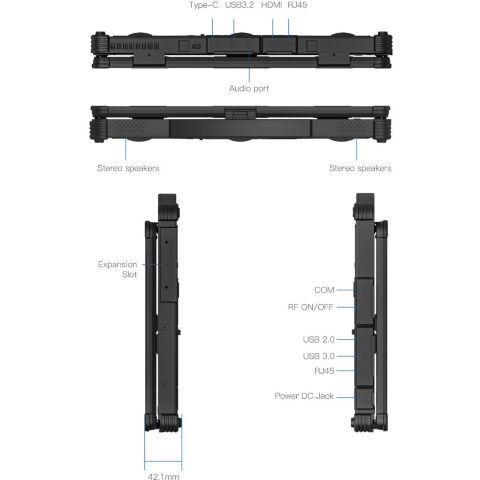 Ноутбук Vinga Scout X14M (X14M-155H321024B) - Ноутбуки  - Ноутбуки 
