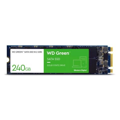 Накопитель SSD M.2 2280 240GB WD (WDS240G3G0B) - Внутренние SSD  - Внутренние SSD 