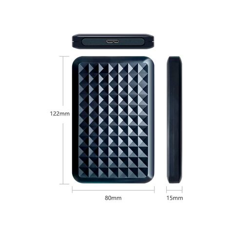 Карман внешний Dynamode 2.5" SATA HDD/SSD USB 3.0 Black (DM-CAD-25318) - Аксессуары к HDD  - Аксессуары к HDD 