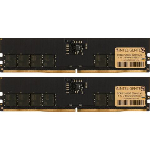 Модуль памяти для компьютера DDR5 32GB (2x16GB) 5200 MHz INTELIGENTES (IU5BII2/32) - Модули памяти для компьютера  - Модули памяти для компьютера 