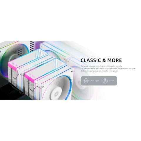 Кулер для процессора ID-Cooling Frozn A620 ARGB White (FROZN A620 ARGB White) - Нулевой остаток (Feed)  - Нулевой остаток (Feed)