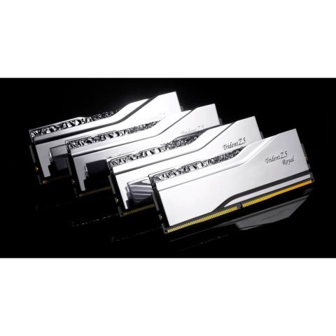 Модуль памяти для компьютера DDR5 32GB (2x16GB) 7600 MHz Trident Z5 Royal Silver G.Skill (F5-7600J3646G16GX2-TR5S) - Нулевой остаток (Feed)  - Нулевой остаток (Feed)