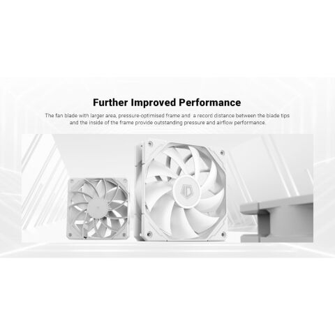 Кулер для корпуса ID-Cooling TF-12025-PRO WHITE - Нулевой остаток (Feed)  - Нулевой остаток (Feed) 