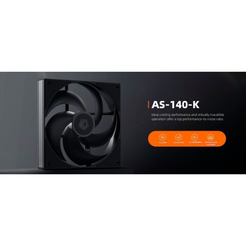 Кулер для корпуса ID-Cooling AS-140-K - Нулевой остаток (Feed)  - Нулевой остаток (Feed) 