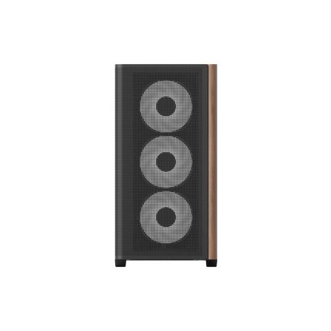 Корпус для ПК AeroCool D301A-G-BK-v2 Black (ACCS-DS03043.11) - Нулевой остаток (Feed)  - Нулевой остаток (Feed) 