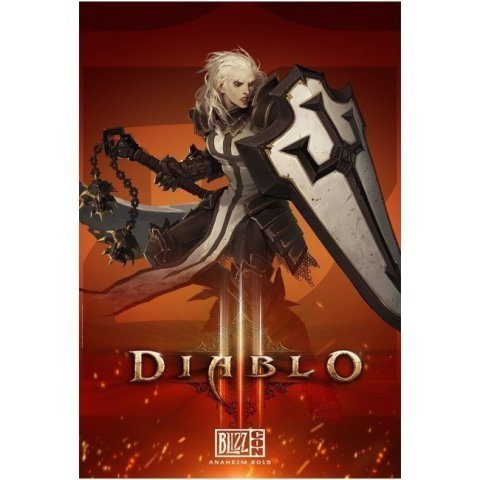 Плакат фірмовий Blizzard Diablo Crusader Poster - -