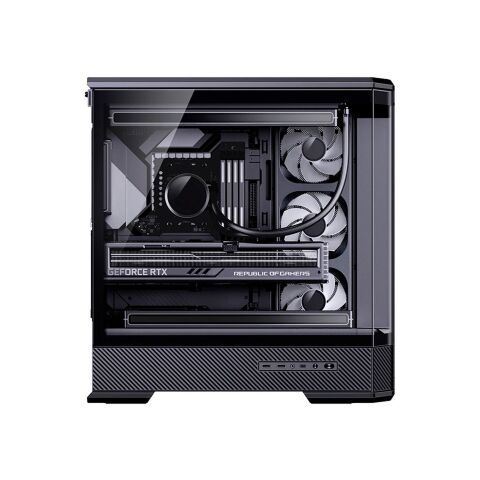 Корпус для ПК JONSBO D400 Black - Корпуса  - Корпуса 