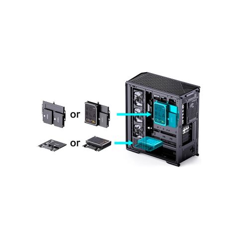 Корпус для ПК JONSBO D400 Black - Корпуса  - Корпуса 