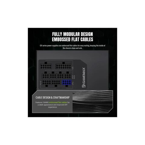 Блок питания Gamemax 850W (GX 850GF) - Нулевой остаток (Feed)  - Нулевой остаток (Feed) 