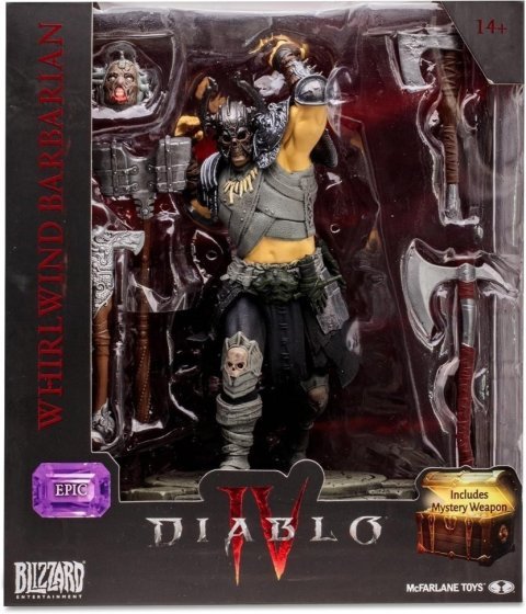 Фігурка McFarlane Diablo IV Whirlwind Barbarian Epic Figure Діабло Варвар 20 см. -   -  