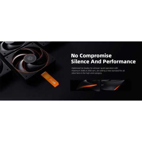 Кулер для корпуса ID-Cooling Вентилятор ID-Cooling AS-120-K Trio (AS-120-K TRIO) - Нулевой остаток (Feed)  - Нулевой остаток (Feed) 