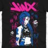 Футболка Morze League of Legends Arcane Jinx Лига Легенд Аркан Джинкс (размер L)