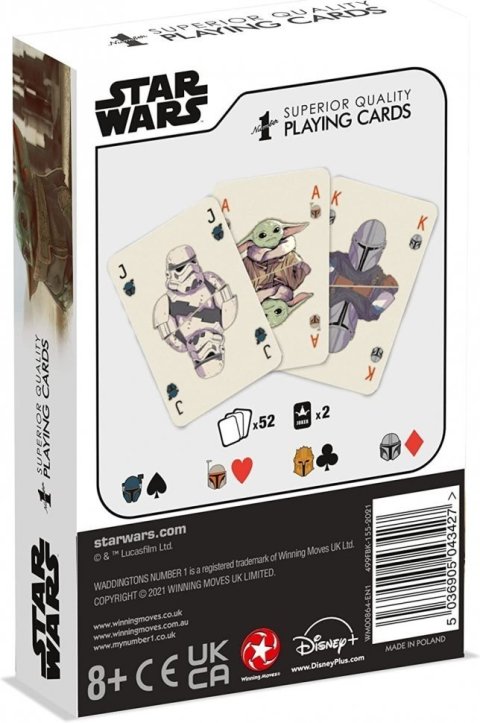 Гральні карти Star Wars The Mandalorian Play Cards Game Waddingtons Number 1 -   -  