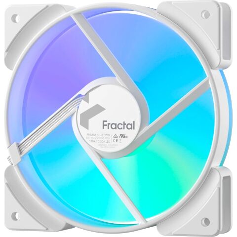 Кулер для корпуса Fractal Design Prisma AL-12 ARGB PWM (FD-FAN-PRI-AL12-PWM-WT) - Нулевой остаток (Feed)  - Нулевой остаток (Feed) 