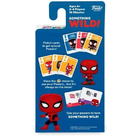 Картка гра Funko Pop Something Wild: Marvel Spider-Man настільна гра фанко Людина павук -   -  