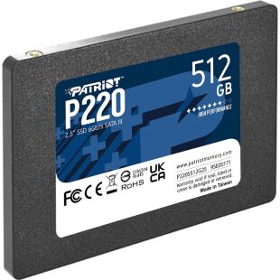Накопитель SSD 2.5" 512GB Patriot (P220S512G25)