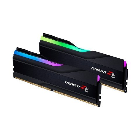Модуль памяти для компьютера DDR5 96GB (2x48GB) 5600 MHz Trident Z5 RGB Matte Black G.Skill (F5-5600J4040D48GX2-TZ5RK) - Нулевой остаток (Feed) - Нулевой остаток (Feed)