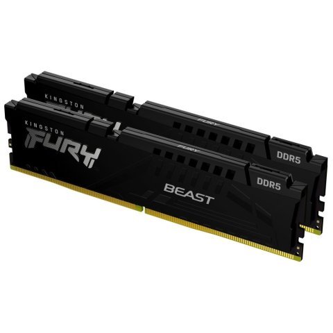 Модуль памяти для компьютера DDR5 16GB (2x8GB) 5600 MHz Beast Kingston Fury (ex.HyperX) (KF556C36BBEK2-16) - Нулевой остаток (Feed)  - Нулевой остаток (Feed) 