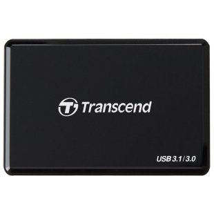 Считыватель флеш-карт Transcend USB 3.1 Gen 1 Type-C SD/microSD/CompactFlash/Memory Stick (TS-RDC8K2)