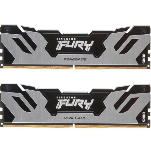 Модуль памяти для компьютера DDR5 64GB (2x32GB) 6400 MHz Renegade Silver XMP Kingston Fury (ex.HyperX) (KF564C32RSK2-64) - Нулевой остаток (Feed)  - Нулевой остаток (Feed) 