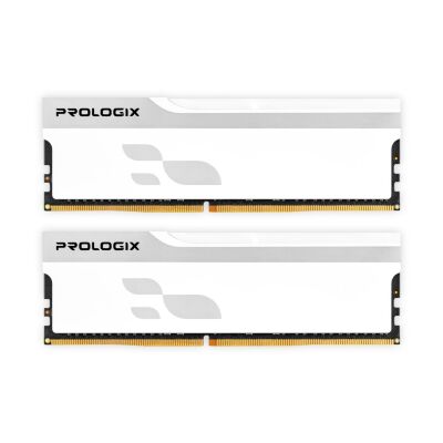 Модуль памяти для компьютера DDR5 32GB (2x16GB) 5600 MHz Onyx White Prologix (PRO32GB5600YW5K)