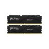 Модуль памяти для компьютера DDR5 128GB (2x64GB) 5600 MHz Beast Black Kingston Fury (ex.HyperX) (KF556C40BBK2-128)